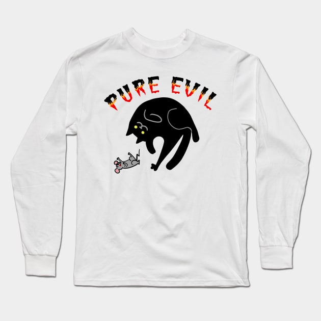 Pure Evil 07 Long Sleeve T-Shirt by Lorey